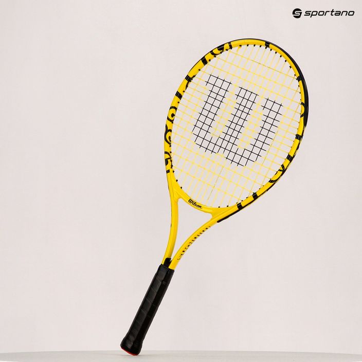 Racchetta da tennis per bambini Wilson Minions Jr 25 giallo WR069210H+ 8