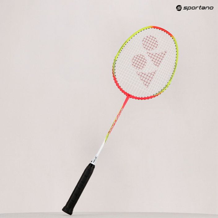 Racchetta da badminton YONEX Nanoflare 100 3U viola/giallo 8