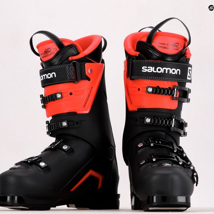 Scarponi da sci da uomo Salomon S/Max 100 GW nero/rosso/bianco 9