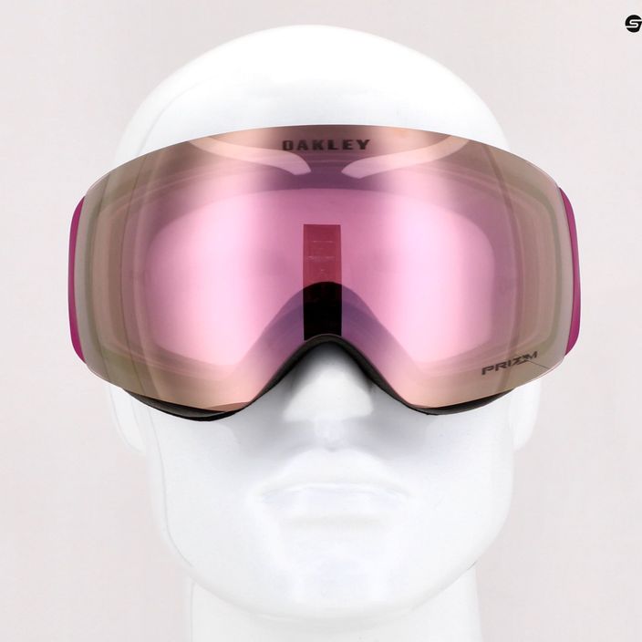 Oakley Flight Deck M opaco ultra purple/prizm snow hi pink irridium occhiali da sci 7