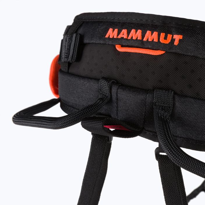 Imbracatura da arrampicata Mammut Ophir 4 Slide nera/arancione di sicurezza 4