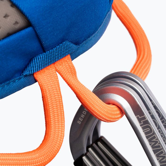 Imbracatura da arrampicata Mammut Ophir Fast Adjust genziana scura/arancio di sicurezza 5