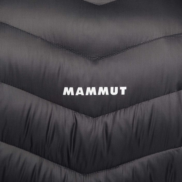 Piumino da uomo Mammut Broad Peak IN con cappuccio nero/bianco 7