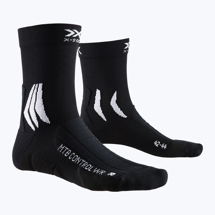 X-Socks MTB Control WR 4.0 calze da ciclismo nero opale/bianco artico 4
