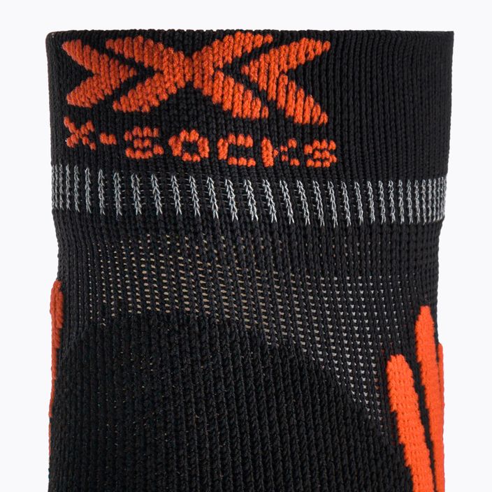 X-Socks Sky Run Two calzini da corsa nero opale/bianco artico 3