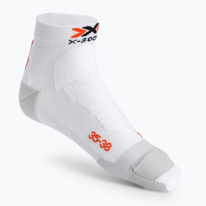 X-Socks Run Discovery calzini da corsa bianco artico/grigio dolomite