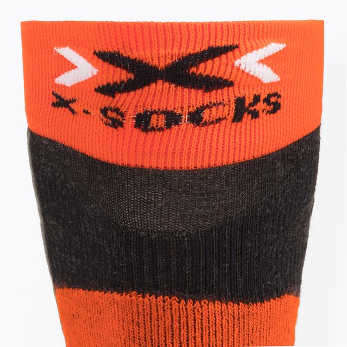 Calze da sci X-Socks Ski Control 4.0 antracite melange/x-orange 3