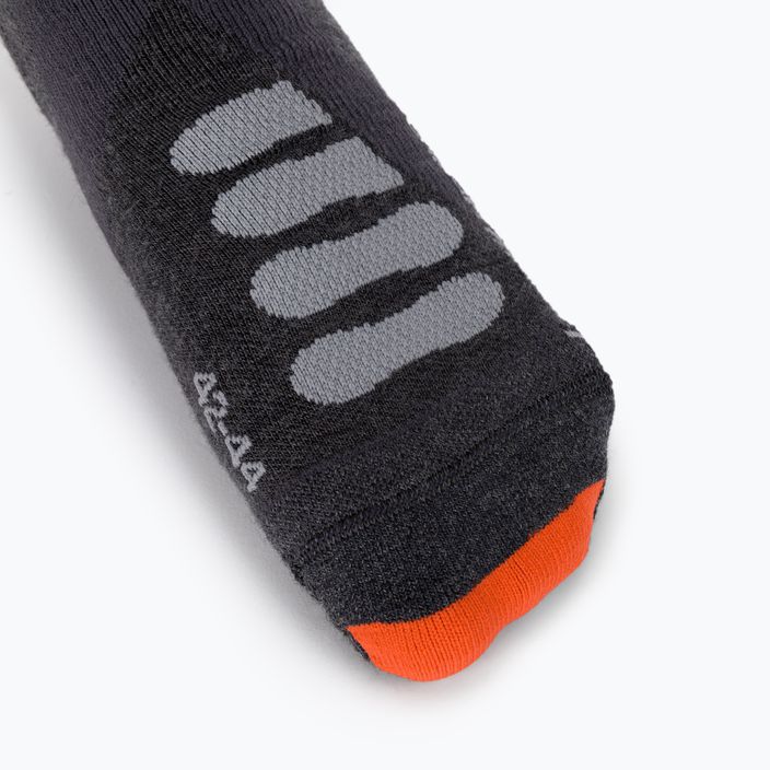X-Socks Ski Silk Merino 4.0 antracite melange/grigio melange calze da sci 3