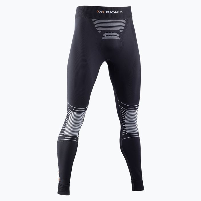 Pantaloni termici X-Bionic Energizer 4.0 da uomo nero opale/bianco artico