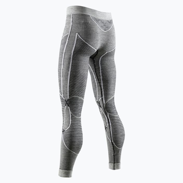 Pantaloni termici X-Bionic Apani 4.0 Merino da uomo nero/grigio/bianco 5