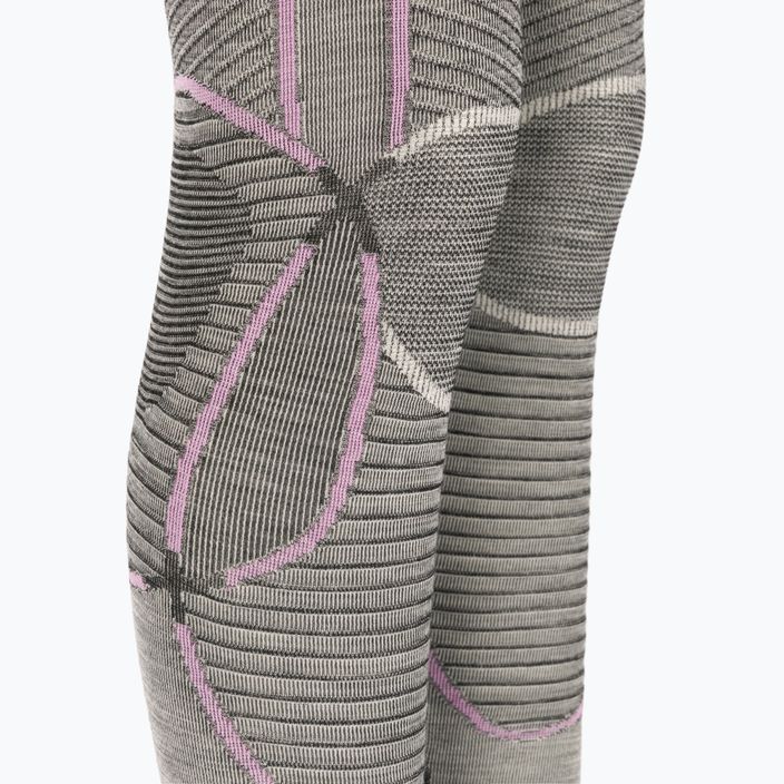 Pantaloni termici da donna X-Bionic Apani 4.0 Merino nero/grigio/rosa 3