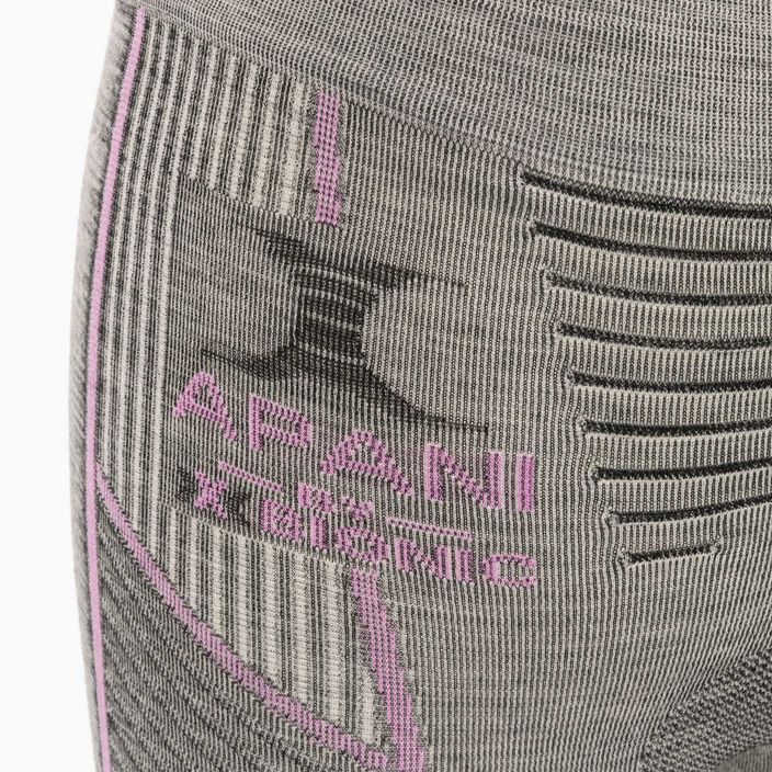 Pantaloni termici da donna X-Bionic Apani 4.0 Merino nero/grigio/rosa 4