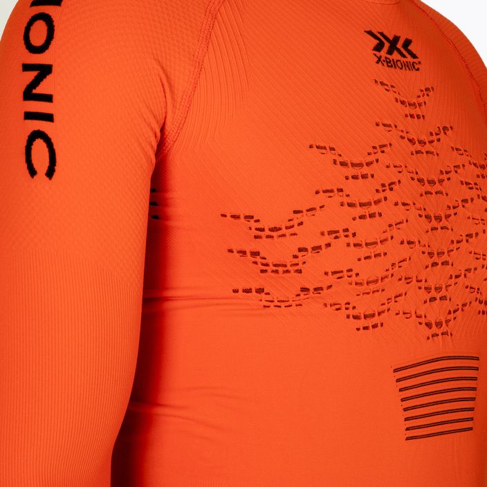 X-Bionic The Trick 4.0 Run trick arancio/nero manica lunga termica da uomo 3