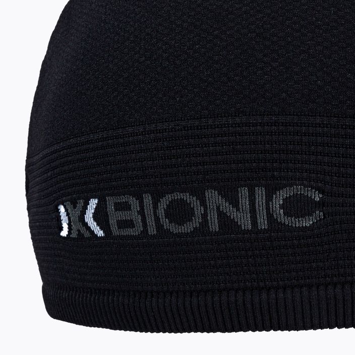 X-Bionic Helmet Cap 4.0 nero/carbone termico 3
