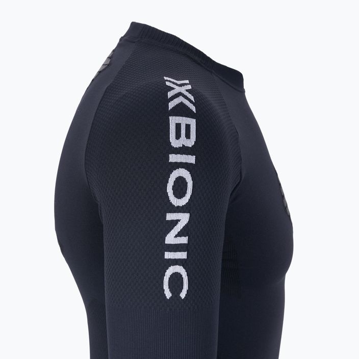 X-Bionic Invent 4.0 Run Speed a maniche lunghe da uomo, nero/carbonio 4