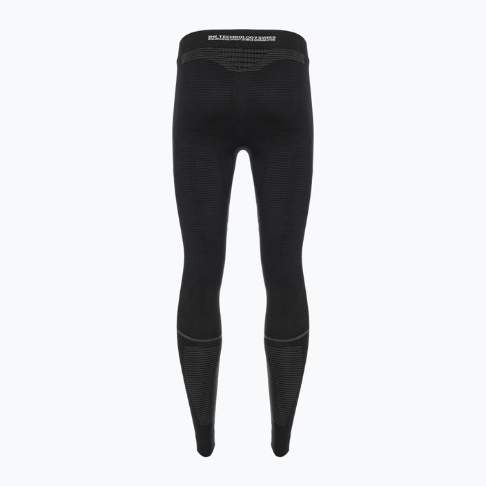 Pantaloni termoattivi da donna X-Bionic Invent 4.0 Run Speed nero/carbonio 2