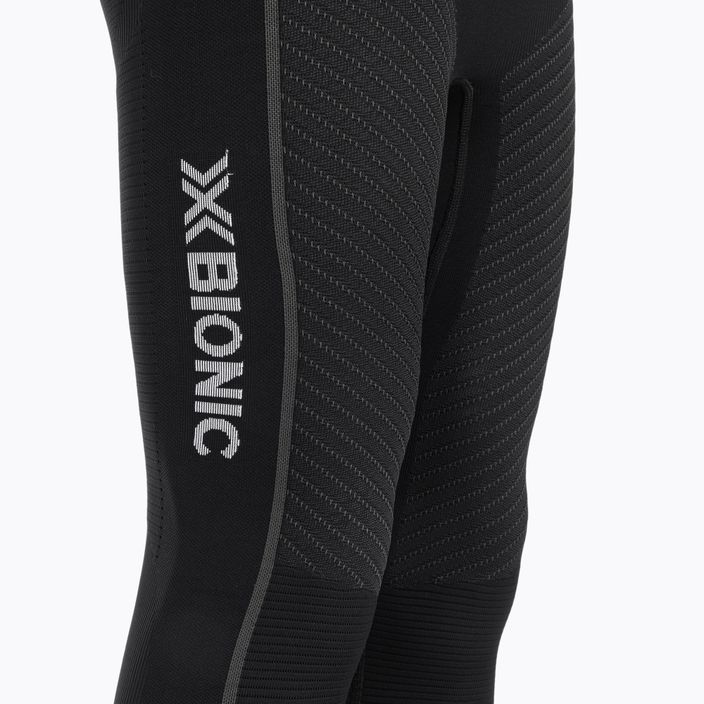 Pantaloni termoattivi da donna X-Bionic Invent 4.0 Run Speed nero/carbonio 3