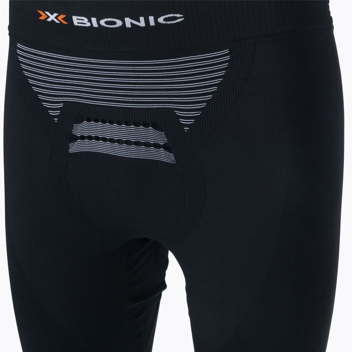 Pantaloni termici X-Bionic 3/4 Energizer 4.0 da uomo nero opale/bianco artico 3