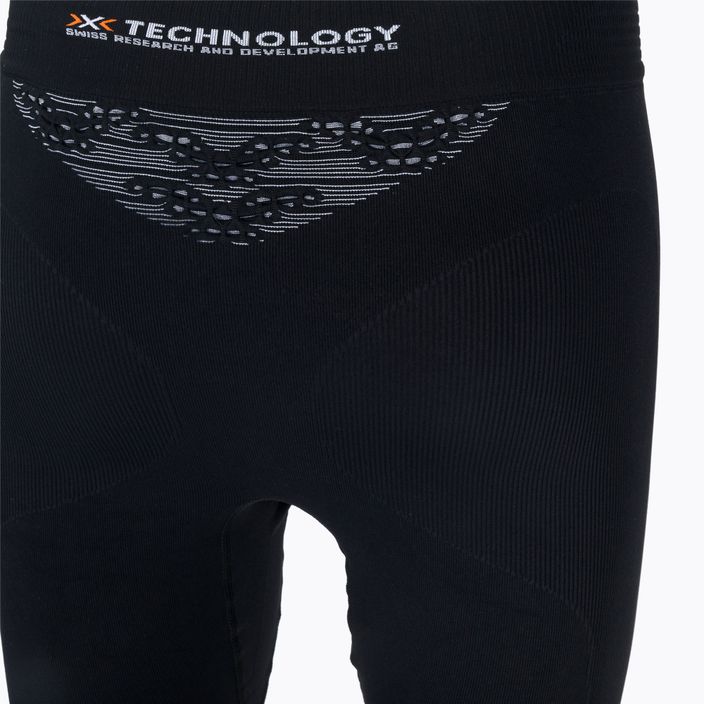 Pantaloni termici X-Bionic 3/4 Energizer 4.0 da uomo nero opale/bianco artico 4