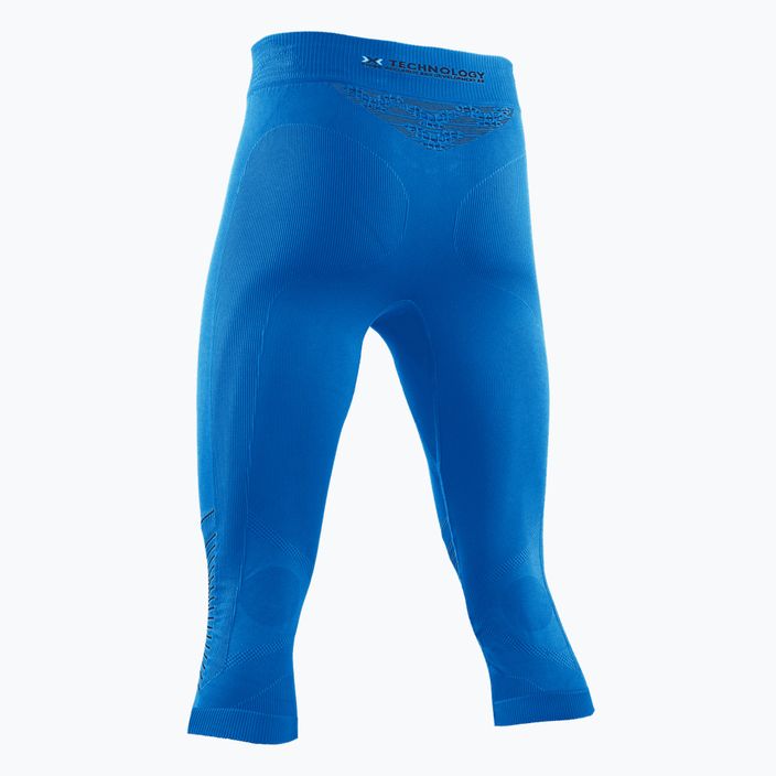 Pantaloni X-Bionic 3/4 termoattivi da uomo Energizer 4.0 blu alzavola/antracite 2
