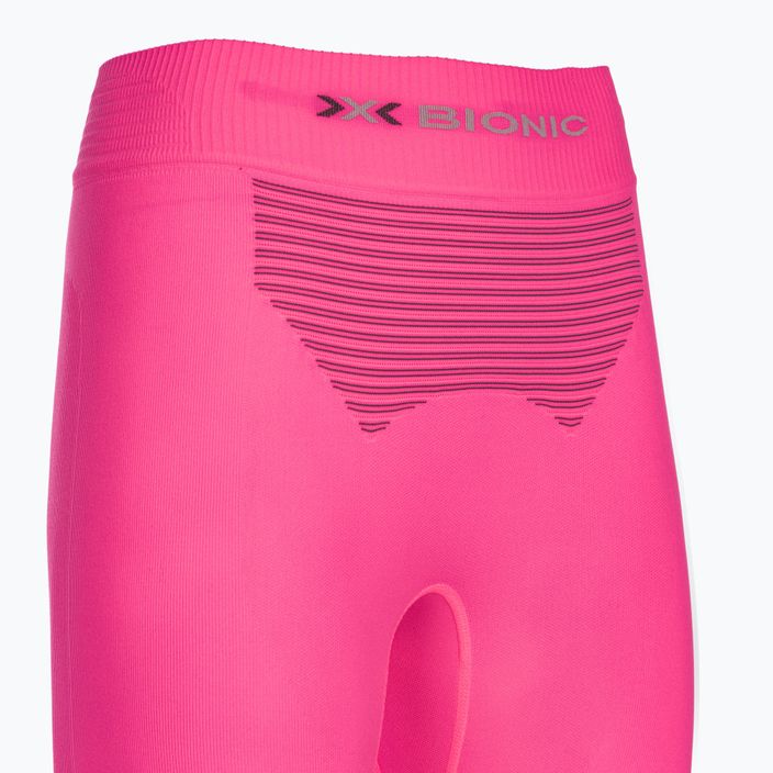 Pantaloni termici attivi da donna X-Bionic 3/4 Energizer 4.0 neon fenicottero/antracite 3