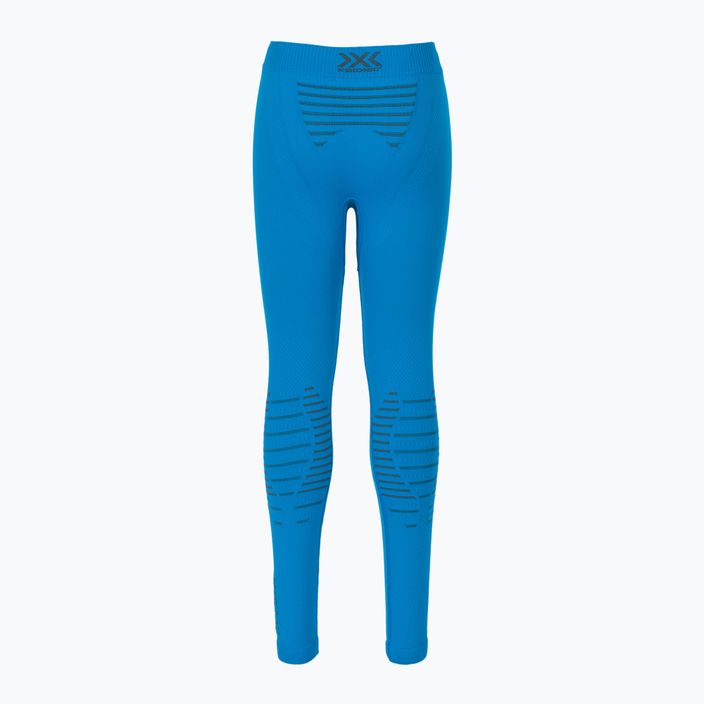 Pantaloni termici da bambino X-Bionic Invent 4.0, blu alzavola/antracite
