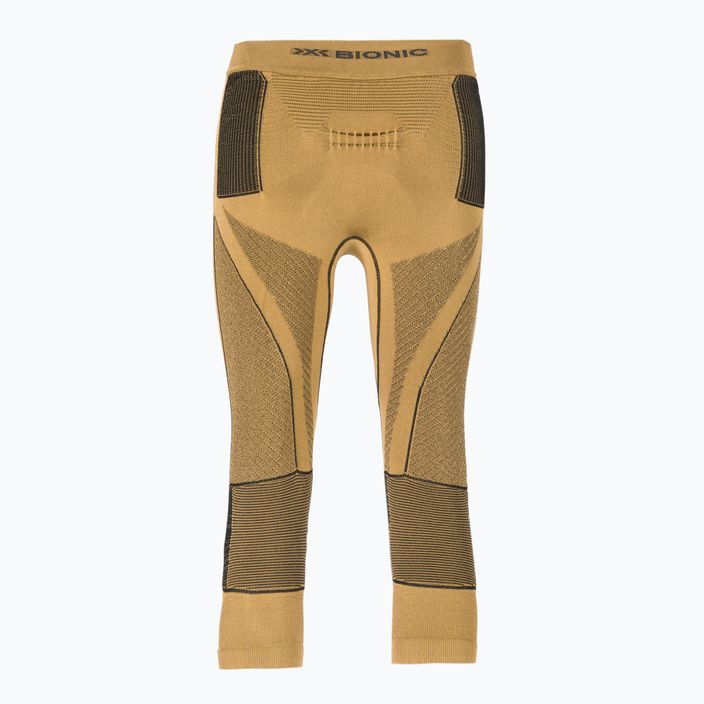 Pantaloni termici X-Bionic 3/4 Radiactor 4.0 da uomo oro/nero 2
