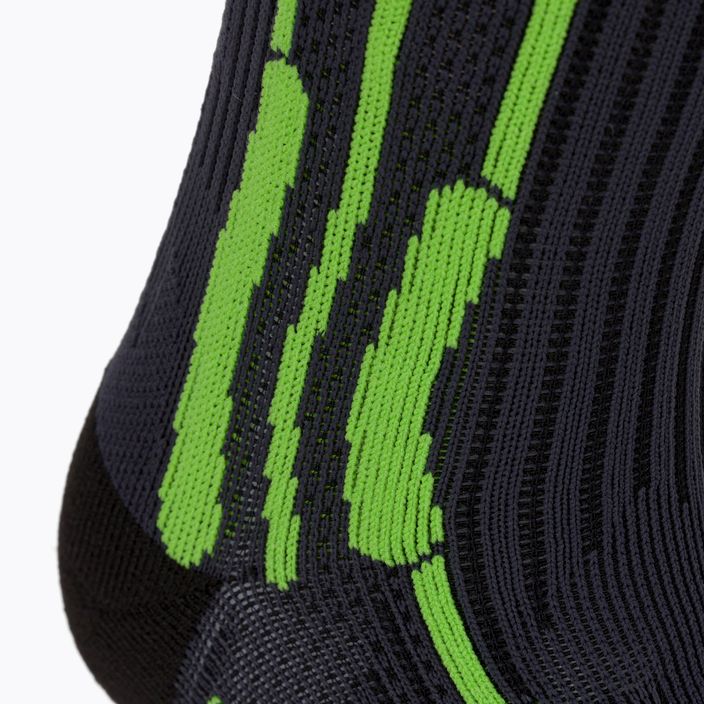 X-Socks Xbs.Effektor Calze da corsa color carbone/effektor verde 3