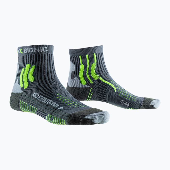 X-Socks Xbs.Effektor Calze da corsa color carbone/effektor verde 6