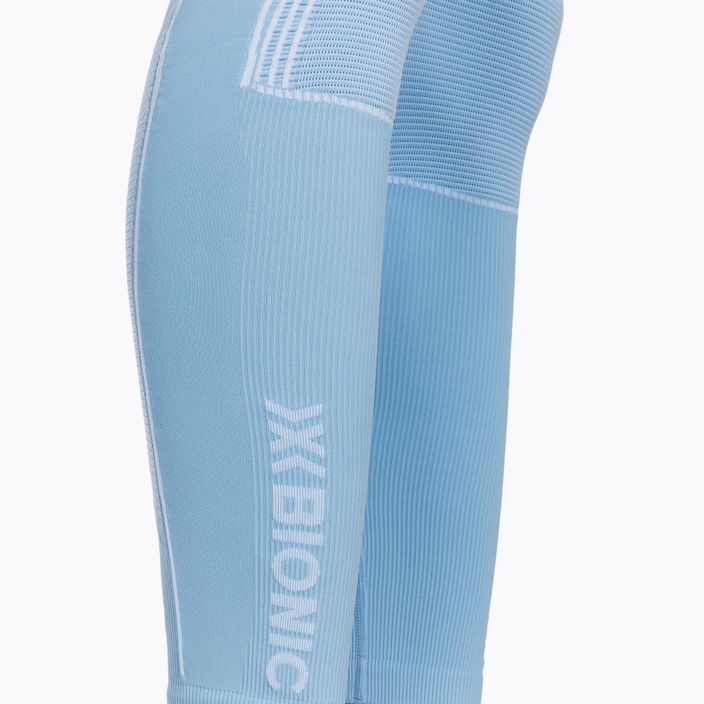 Pantaloni termoattivi da donna X-Bionic Energy Accumulator 4.0 blu ghiaccio/bianco artico 5