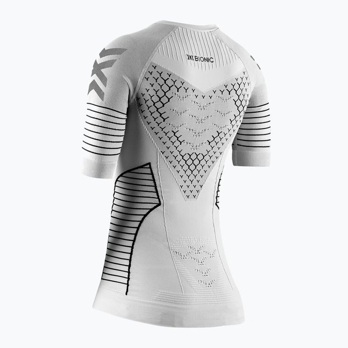 Maglietta da corsa da donna X-Bionic Twyce Race SS bianco artico/grigio perla 2