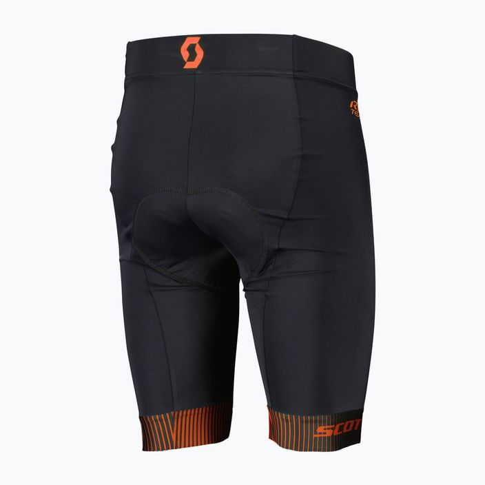 Pantaloncini da ciclismo SCOTT RC Team +++ aruba green/braze orange da uomo 2