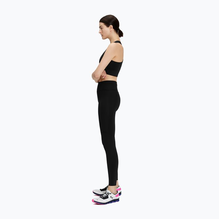 Leggings da corsa da donna On Running Performance Tights nero 2