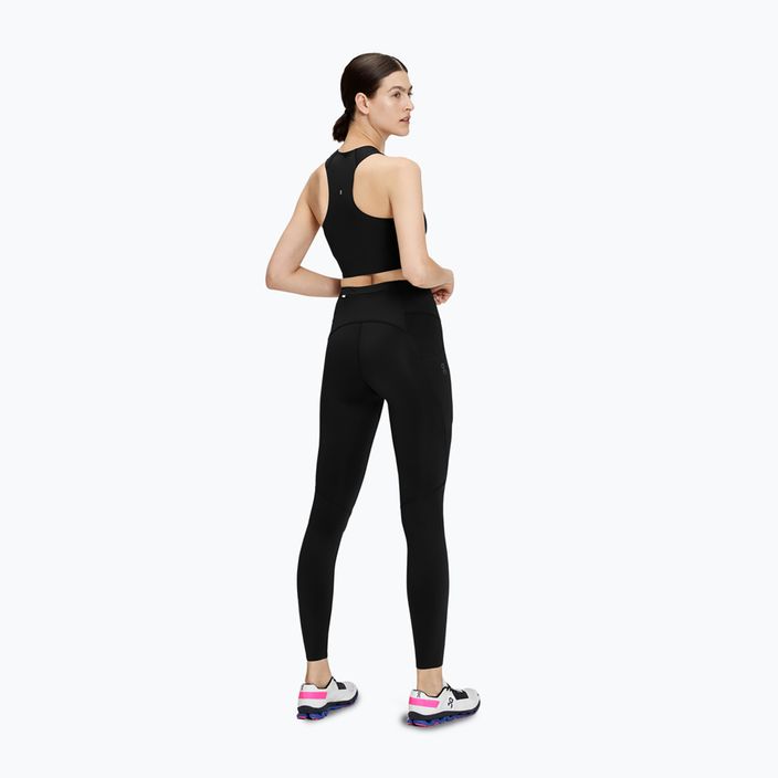 Leggings da corsa da donna On Running Performance Tights nero 3