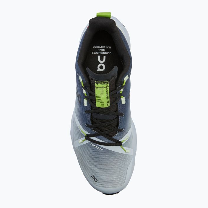 Scarpe da corsa On Running Cloudsurfer Trail Waterproof nero/erba da uomo 5