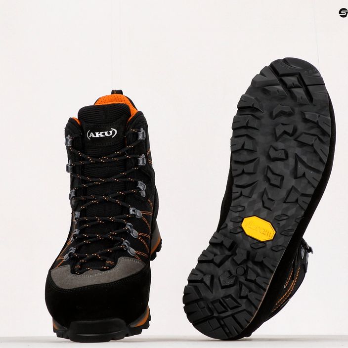 AKU Trekker Lite III Wide GTX nero/arancio scarpe da trekking da uomo 11