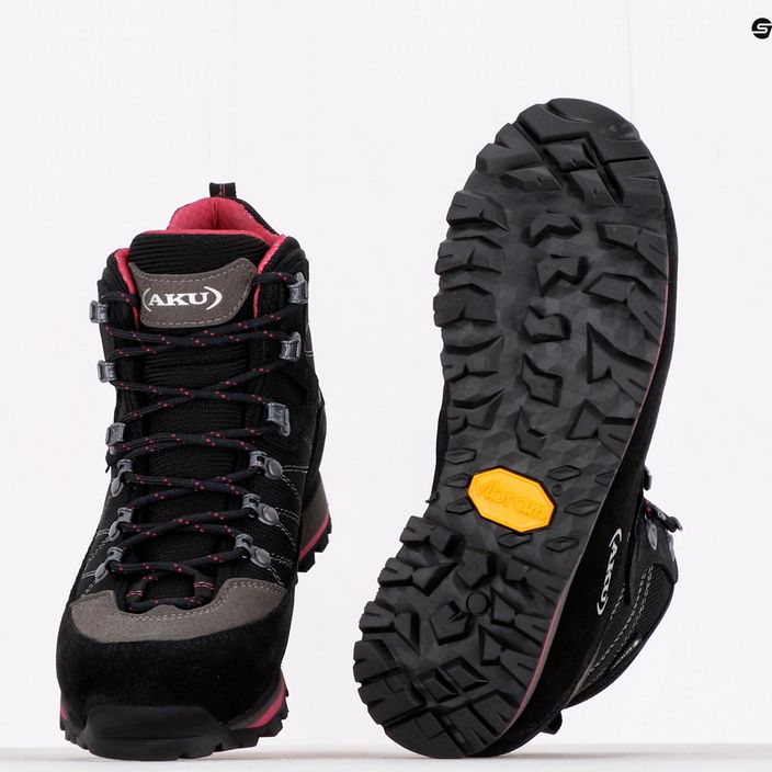 AKU Trekker Lite III GTX scarpe da trekking da donna nero/magenta 11