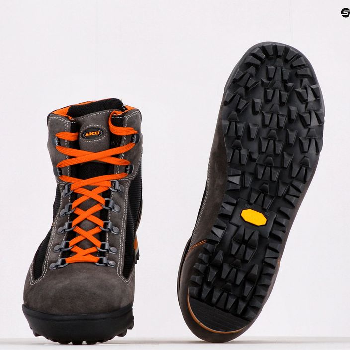 AKU scarponi da trekking da uomo Slope Micro GTX nero/arancio 10