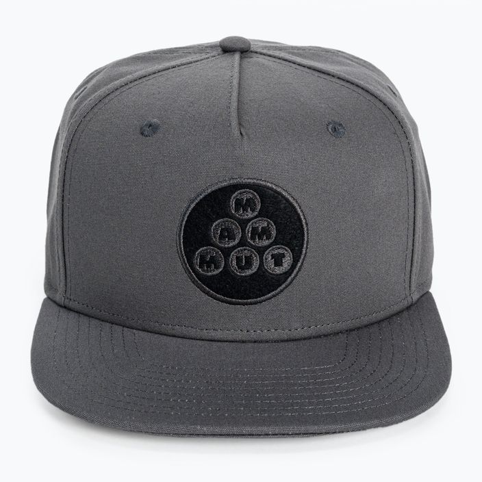 Cappello da baseball Mammut Massone titanio/nero 4