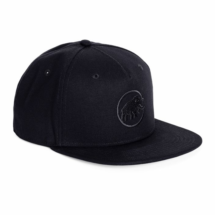 Cappello da baseball Mammut Massone nero/nero