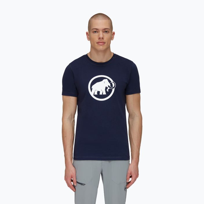Maglietta da trekking Mammut Core Classic da uomo, marina