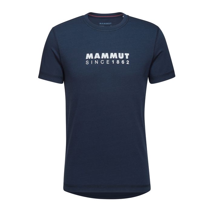 Maglietta Mammut Core Logo da uomo, marina 2