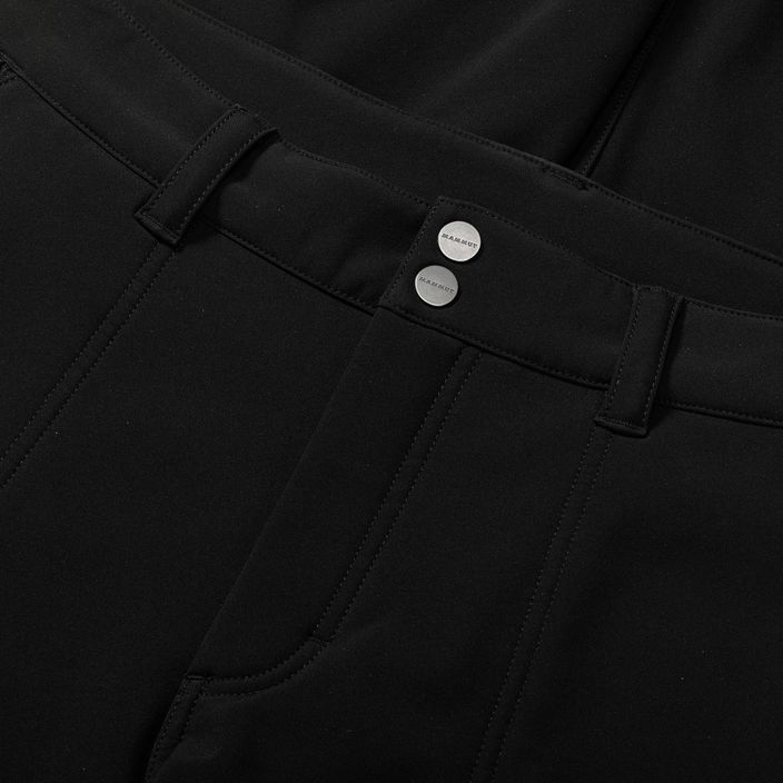 Pantaloni softshell da uomo Mammut Runbold Winter SO nero 6