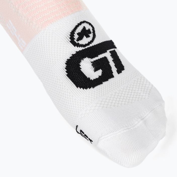ASSOS GT C2 calze da ciclismo rosa cosmico 3