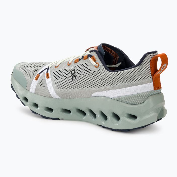 Scarpe da corsa da uomo On Running Cloudsurfer Trail aloe/minerale 3