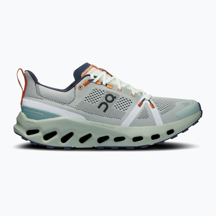 Scarpe da corsa da uomo On Running Cloudsurfer Trail aloe/minerale 8