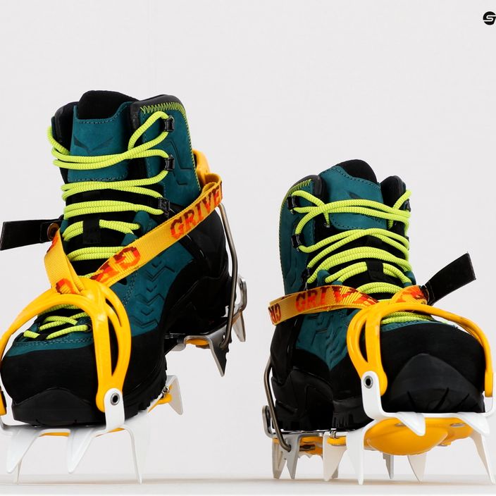 Grivel Ski Tour New-Matic con ramponi da sci Safe S giallo 6