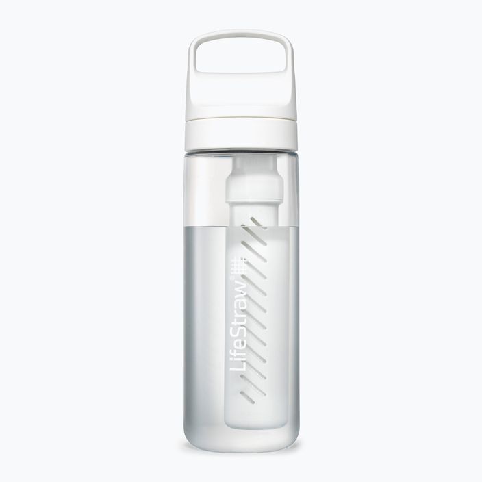 Bottiglia da viaggio Lifestraw Go 2.0 con filtro 650ml trasparente