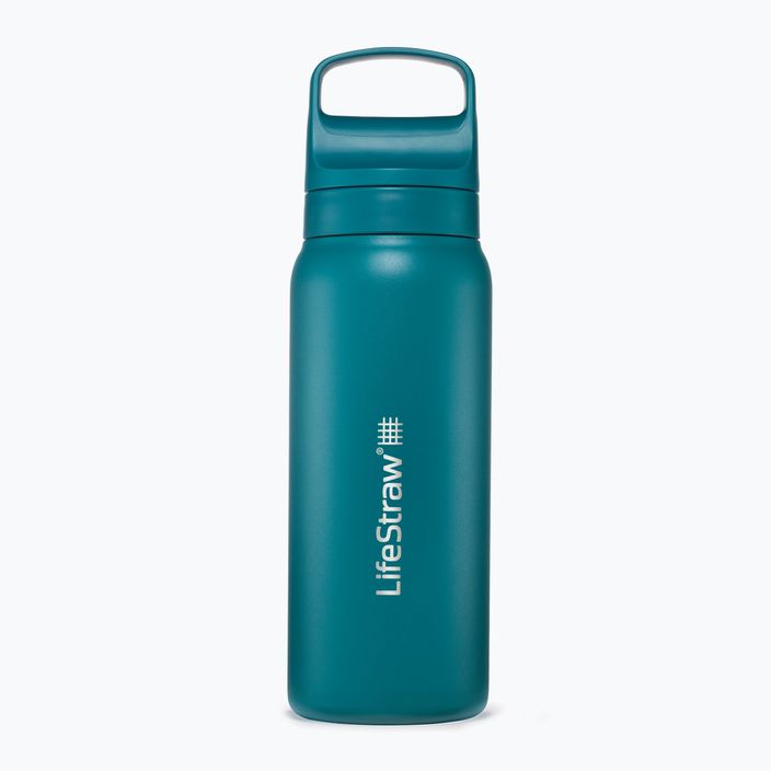 Lifestraw Go 2.0 Bottiglia da viaggio in acciaio con filtro 1 l lagoon teal