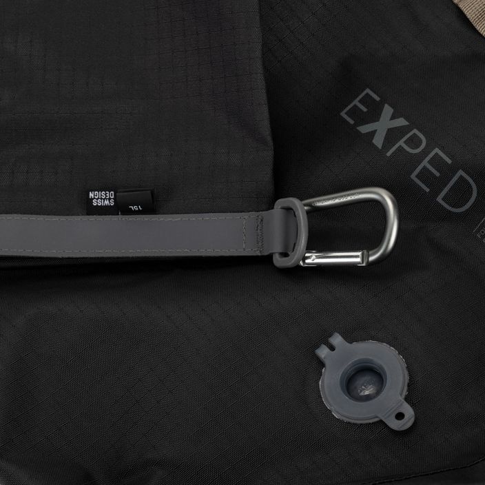 Exped Fold Drybag Endura borsa impermeabile 15L nero EXP-15 5